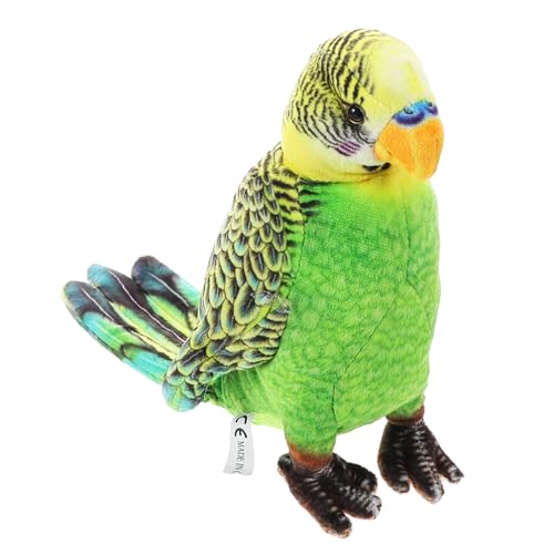 GALPADA Simulierte Papageien Plüschfigur Realistische Macaw Deko Weiches Kuscheltier für Vogelliebhaber als Besonderes und Heimdekoration von GALPADA