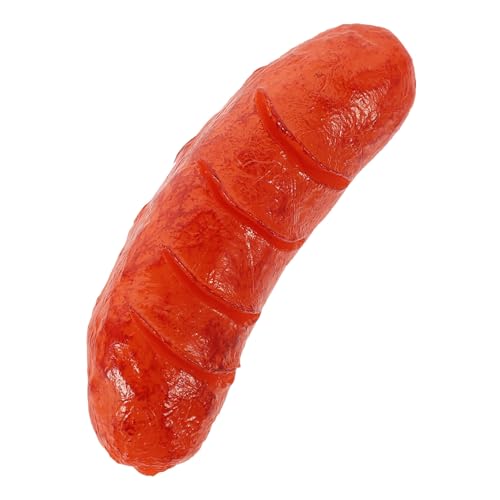 GALPADA Simuliertes Hot Dog Modell aus PVC Realistische Food Photography Requisite Flexible Fake Wurst Dekoration für Küche Restaurant Party und Laden Langlebiges Essensmodell von GALPADA