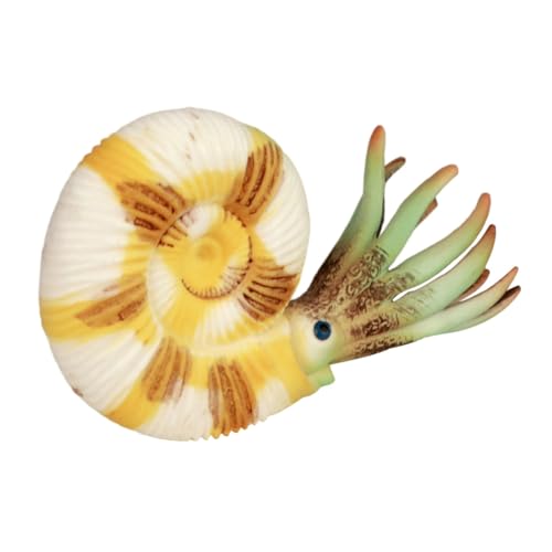 GALPADA Simuliertes Nautilus Modell Meeresbewohner Lebensecht Meerestiere Figur Dekoration Tischdeko für Aquarium und Lernspielzeug von GALPADA