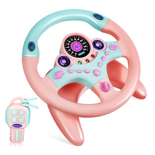 GALPADA Simuliertes für Licht und Sound für Auto Simulationen Leichtes und Robustes Design Fördert Motorische Fähigkeiten und Hand Auge Koordination von GALPADA