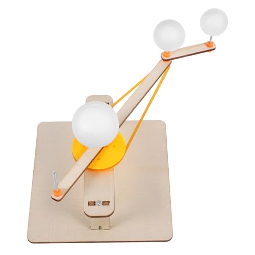 GALPADA Solar System Modell DIY für Schüler Pädagogisches Astronomisches Holzmodell Erde Mond Sonne Interaktives Lernspielzeug Kreativität und Naturwissenschaftlichem Verständnis von GALPADA