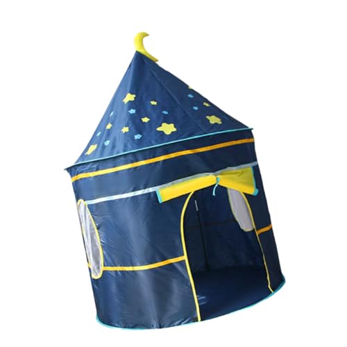 GALPADA Spielzelt Blau Faltbares Indoor Zelt Haus Tragbares Kinderspielhaus mit Kreativem Design für Jungen und Mädchen Fördert Fantasie und Spielspaß von GALPADA