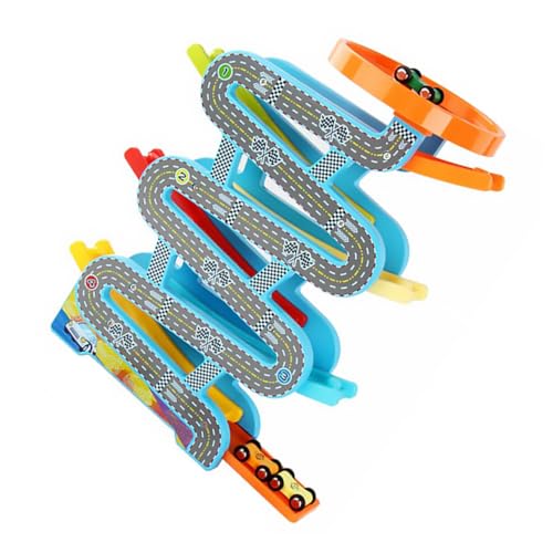 GALPADA Spur Gleitschienen Auto Spielset Bunte rutschfeste Rennbahn für Jahre Fördert Motorik und Farberkennung Interaktives Lernspielzeug mit Windmühle für Jungen und Mädchen GALPADA Spur Gleitschienen Auto Spielset Bunte rutschfeste Rennbahn für Jahre Fördert Motorik und Farberkennung Interaktives Lernspielzeug mit Windmühle für Jungen und Mädchen von GALPADA