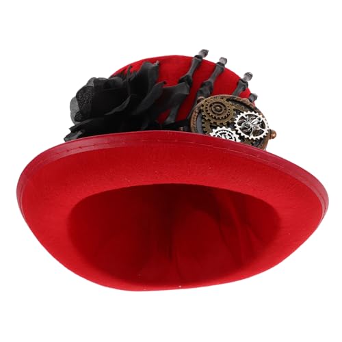 GALPADA Steampunk Zylinderhut mit und Einzigartiges Kostüm Accessoire für Halloween Cosplay und Partys Unisex Design für Männer und von GALPADA