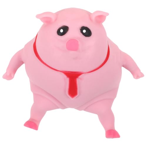 GALPADA Stressabbau Schweinchen Niedliches Cartoon Piggy Squeeze Toy Mittlere Weiches Quetschspielzeug für Beruhigung Geburtstagsgeschenk als Partydeko und Stressball von GALPADA