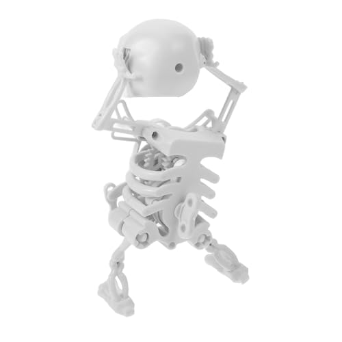 GALPADA Tanzendes Wind-up Skelett Weiß Leicht Flexibel Witziges Innenbereich-deko Geschenk für Halloween Party GALPADA Tanzendes Wind-up Skelett Weiß Leicht Flexibel Witziges Innenbereich-deko Geschenk für Halloween Party von GALPADA