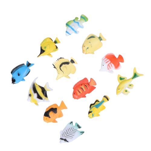GALPADA Teiliges Mini Tropische Fische Realistische Meeresbewohner Modelle Pädagogisches Meer Tier Lernspielzeug für Aquarium Zubehör Fördert Kognitive Entwicklung von GALPADA