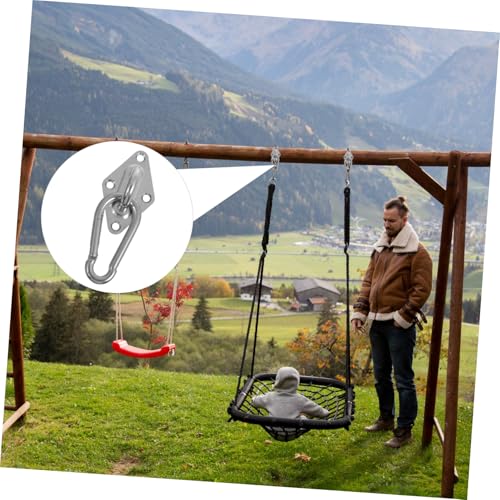 GALPADA Teiliges Outdoor Hängeset mit Robusten Hammock Haken Praktische Karabinerclips für Tür Schaukel und Fitnessgeräte Vielseitig Einsetzbar Sichere Metallaufhängung GALPADA Teiliges Outdoor Hängeset mit Robusten Hammock Haken Praktische Karabinerclips für Tür Schaukel und Fitnessgeräte Vielseitig Einsetzbar Sichere Metallaufhängung von GALPADA
