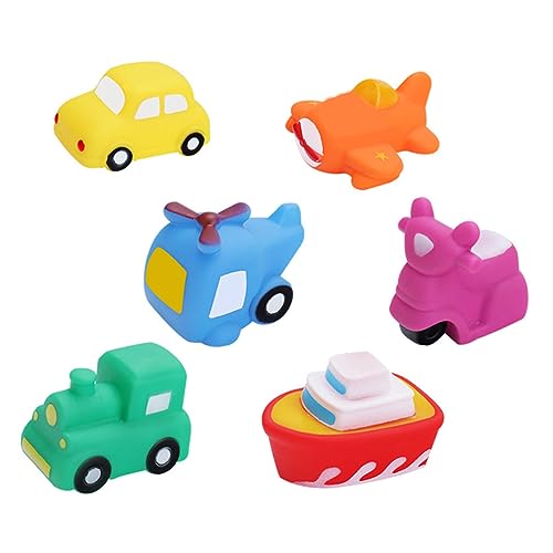 GALPADA Teiliges mit Cartoon Fahrzeugen Badespielzeug für Jungen und Mädchen für Badewanne oder Pool aus Sicherem Vinyl Material Flexibel und Harmfrei von GALPADA