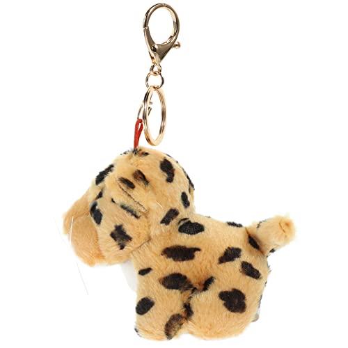 GALPADA Tier Schlüsselanhänger Stofftier Tiere Plüsch Stofftier Leopard Gefüllter Schlüsselanhänger Süßes Mini Mädchen Die Tierdekoration Mädchen Schlüsselanhänger Pp von GALPADA