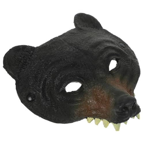 GALPADA Tiermaske Schwarzer Bär Pu-material Komfortabel Langlebig Für Halloween Karneval Maskenball Cosplay Party Erwachsene Karnevalkostüm GALPADA Tiermaske Schwarzer Bär Pu-material Komfortabel Langlebig Für Halloween Karneval Maskenball Cosplay Party Erwachsene Karnevalkostüm von GALPADA