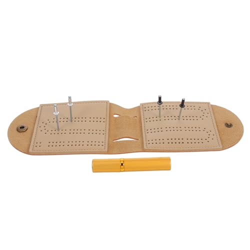 GALPADA Tragbares Cribbage Spielstand Board aus Langlebigem Material Zusammenklappbar Stabiles Karten Spiel Zubehör für Familie und Freunde Praktisches Desktop Scoring Board für Karten und GALPADA Tragbares Cribbage Spielstand Board aus Langlebigem Material Zusammenklappbar Stabiles Karten Spiel Zubehör für Familie und Freunde Praktisches Desktop Scoring Board für Karten und von GALPADA