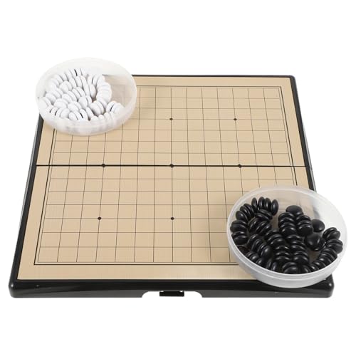 GALPADA Tragbares Magnetisches Go Spiel Standardbrett und Magnetischen Steinen Multifunktionales Gesellschaftsspiel für Anfänger Logik und Kognitiven Fähigkeiten GALPADA Tragbares Magnetisches Go Spiel Standardbrett und Magnetischen Steinen Multifunktionales Gesellschaftsspiel für Anfänger Logik und Kognitiven Fähigkeiten von GALPADA