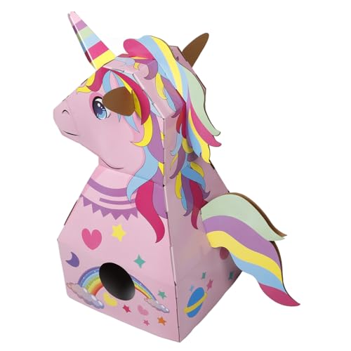 GALPADA Tragbares Papierkostüm Einhorn für DIY Karton Kreatives Cosplay Zubehör Leichtes Sicheres Pappkostüm für Rollenspiele und Kreativität GALPADA Tragbares Papierkostüm Einhorn für DIY Karton Kreatives Cosplay Zubehör Leichtes Sicheres Pappkostüm für Rollenspiele und Kreativität von GALPADA