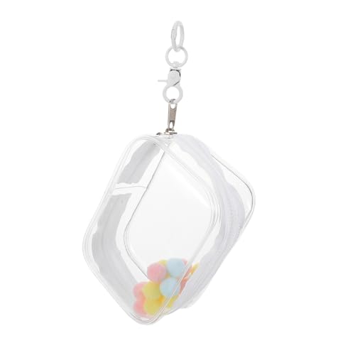 GALPADA Transparente Aufbewahrungstasche für Plüschfiguren mit Schlüsselanhänger Doppelter Reißverschluss Hochtransparenter Display Organizer für Sammlerstücke Tragbar und Robust zur GALPADA Transparente Aufbewahrungstasche für Plüschfiguren mit Schlüsselanhänger Doppelter Reißverschluss Hochtransparenter Display Organizer für Sammlerstücke Tragbar und Robust zur von GALPADA