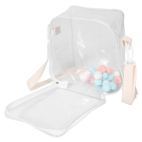 GALPADA Transparente Puppen Aufbewahrungstasche mit Tragegurt Staubgeschütztes PVC etui für Baumwollpuppen Großes Fassungsvermögen Umhängbar als Schulter Crossbody Tasche GALPADA Transparente Puppen Aufbewahrungstasche mit Tragegurt Staubgeschütztes PVC etui für Baumwollpuppen Großes Fassungsvermögen Umhängbar als Schulter Crossbody Tasche von GALPADA