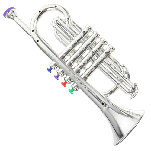 GALPADA Trompete Simulierendes Blasinstrument aus Kunststoff Pädagogisches Musikinstrument für Kleinkinder Sicher mit Glatten Kanten Leicht Bedienbar für Mädchen und Jungen GALPADA Trompete Simulierendes Blasinstrument aus Kunststoff Pädagogisches Musikinstrument für Kleinkinder Sicher mit Glatten Kanten Leicht Bedienbar für Mädchen und Jungen von GALPADA