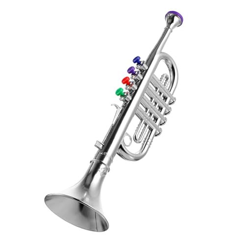 GALPADA Trompete Simuliertes Musikinstrument für Fördert Musikalische Fähigkeiten mit Natürlichem Farbige Tasten für Geburtstagsfeiern und Musikalische Bildung GALPADA Trompete Simuliertes Musikinstrument für Fördert Musikalische Fähigkeiten mit Natürlichem Farbige Tasten für Geburtstagsfeiern und Musikalische Bildung von GALPADA
