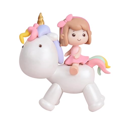 GALPADA Unicorn Girl Figur Dekoration Kuchenaufsatz Tortendeko Geburtstag Party Tischdeko Mädchen GALPADA Unicorn Girl Figur Dekoration Kuchenaufsatz Tortendeko Geburtstag Party Tischdeko Mädchen von GALPADA