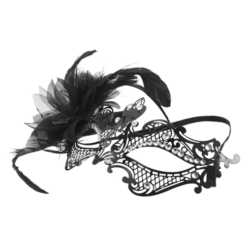 GALPADA Venezianische Maske für Damen Metall mit Strass Halbmaske für Karneval Halloween und Festliche Anlässe Ergonomisches Design für Bequemen Sitz GALPADA Venezianische Maske für Damen Metall mit Strass Halbmaske für Karneval Halloween und Festliche Anlässe Ergonomisches Design für Bequemen Sitz von GALPADA