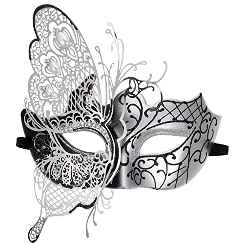 GALPADA Venezianische Für Damen Für Maskenball Halloween Und Kostümpartys Stilvolles Accessoire Schwarzem Mit Glitzerdetails GALPADA Venezianische Für Damen Für Maskenball Halloween Und Kostümpartys Stilvolles Accessoire Schwarzem Mit Glitzerdetails von GALPADA