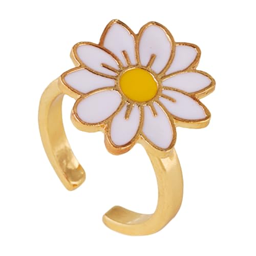 GALPADA Verstellbarer Drehbarer Fingerring für Stressabbau Schmuck Angstlindernder Fidget Ring Leicht und Komfortabel Dekoratives Kinderringspielzeug von GALPADA