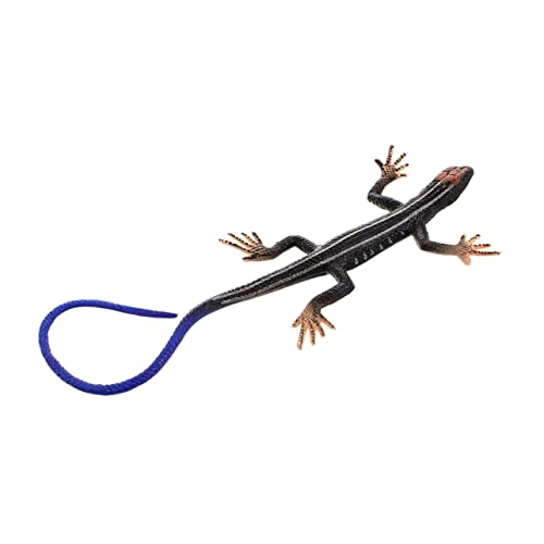 GALPADA Vierbeiniges Schlangenmodell Eidechsenspielzeug für Jungen Kind Gecko realistisch Dinosaurier Echsenplastikspielzeug Kleine Platik -Echsenspielzeug Blau von GALPADA