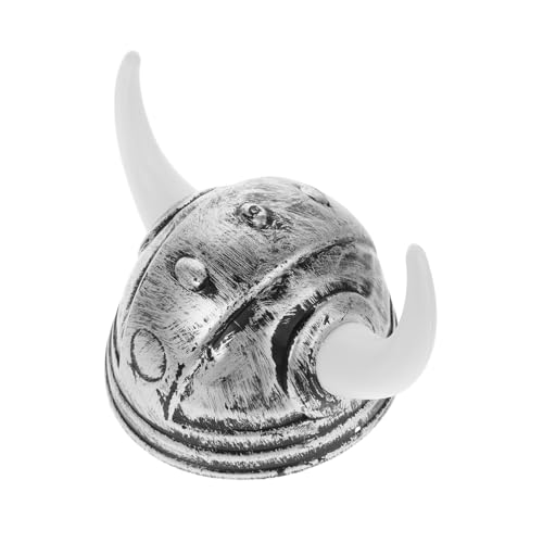 GALPADA Viking Helm mit Oxhörnern Silberfarbig Dekorativer Partyhut für Tanz und Maskenbälle Komfortabel und Sicher Vielseitig für Festivals und Kostümpartys Geeignet GALPADA Viking Helm mit Oxhörnern Silberfarbig Dekorativer Partyhut für Tanz und Maskenbälle Komfortabel und Sicher Vielseitig für Festivals und Kostümpartys Geeignet von GALPADA