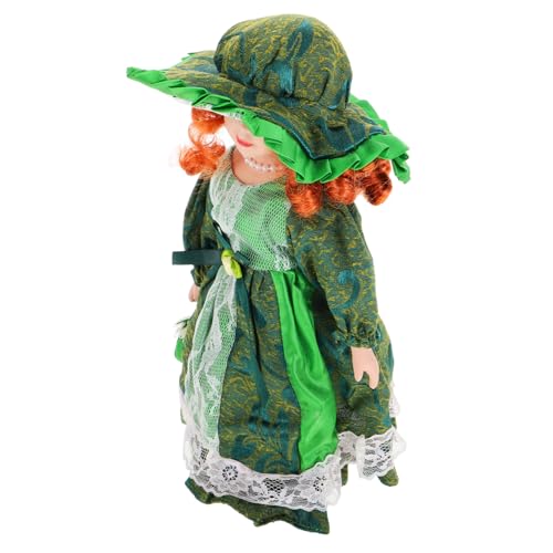 GALPADA Viktorianische Keramikpuppe Miniatur Handgefertigt Elegante Porzellanfigur Dekoratives Sammlerstück Puppenhaus Zubehör Grüne Miniatur Dame im Viktorianischen Stil Kunstobjekt GALPADA Viktorianische Keramikpuppe Miniatur Handgefertigt Elegante Porzellanfigur Dekoratives Sammlerstück Puppenhaus Zubehör Grüne Miniatur Dame im Viktorianischen Stil Kunstobjekt von GALPADA