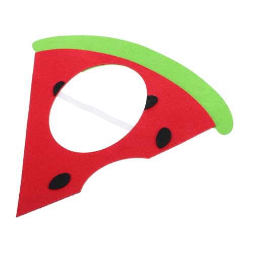 GALPADA Cartoon Wassermelonenmaske Filz Für Partys Und Festivals Niedliche Fotorequisite Für Cosplay Und Kreative Fotoshootings Und Atmungsaktiv Für Spaß Und Spiel von GALPADA