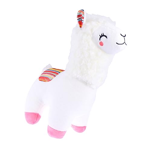 GALPADA Weiches Kuscheltier Alpaka Plüschpuppe Cartoon Stofftier mit Sicherer Baumwollfüllung Niedliches Familie Leicht Tragbar und Anschmiegsam GALPADA Weiches Kuscheltier Alpaka Plüschpuppe Cartoon Stofftier mit Sicherer Baumwollfüllung Niedliches Familie Leicht Tragbar und Anschmiegsam von GALPADA
