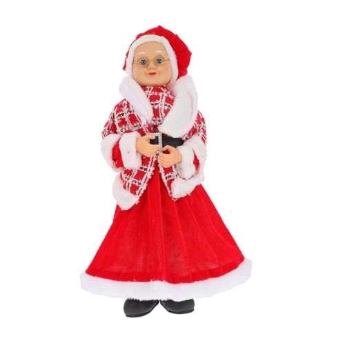 GALPADA Weihnachtliche Santa Grandma Figur Lebensecht und Leicht Dekorativ für Tisch und Zimmer Festliche Weihnachtsdekoration Tragbar für Stimmungsvolle Raumgestaltung GALPADA Weihnachtliche Santa Grandma Figur Lebensecht und Leicht Dekorativ für Tisch und Zimmer Festliche Weihnachtsdekoration Tragbar für Stimmungsvolle Raumgestaltung von GALPADA