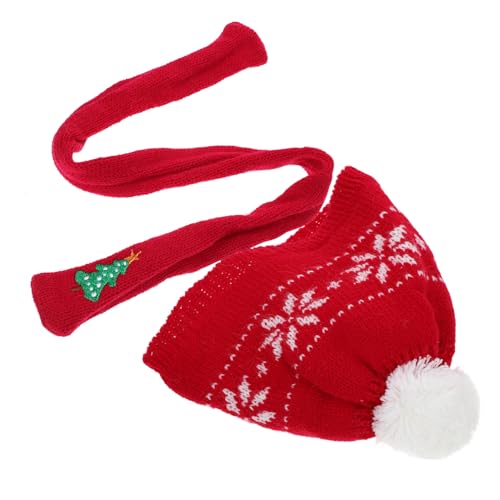 GALPADA Weihnachtlicher Mini-schneemann-Hut und Schal Strapazierfähige Miniatur-schals Vielseitige Deko für Weihnachtsbaum DIY-Puppen-Accessoires Festliche Rote Strickmütze mit GALPADA Weihnachtlicher Mini-schneemann-Hut und Schal Strapazierfähige Miniatur-schals Vielseitige Deko für Weihnachtsbaum DIY-Puppen-Accessoires Festliche Rote Strickmütze mit von GALPADA