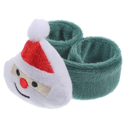 GALPADA Weihnachtlicher Plush Slap Bracelet mit Stabilem Eisenkern Weicher Stoffarmband für Leichte Partygeschenk für Weihnachtsfeiern als Gastgeschenk und Dekoration GALPADA Weihnachtlicher Plush Slap Bracelet mit Stabilem Eisenkern Weicher Stoffarmband für Leichte Partygeschenk für Weihnachtsfeiern als Gastgeschenk und Dekoration von GALPADA