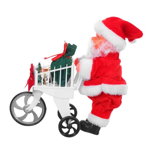 GALPADA Weihnachtlicher Santa Musik und Bewegung Interaktive Weihnachtsmann Figur mit Einkaufswagen Kinderfreundlich Sichere Plüschdekoration für Festliche Party und Geschenk GALPADA Weihnachtlicher Santa Musik und Bewegung Interaktive Weihnachtsmann Figur mit Einkaufswagen Kinderfreundlich Sichere Plüschdekoration für Festliche Party und Geschenk von GALPADA