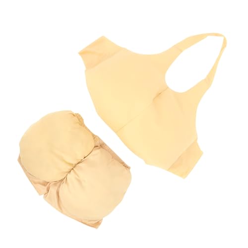 GALPADA Weihnachtlicher Unisex Kostüm Gepolstertem Bauch und Fake-po Leichter Bequemer Santa-look für Männer und Frauen für Halloween Weihnachts-dress-up-partys von GALPADA