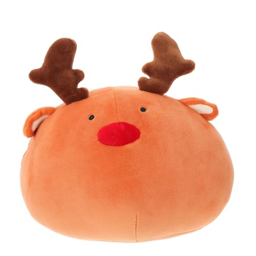 GALPADA Weihnachtliches Kuschelkissen Plüsch Rentier Sanft Leicht Tragbar Weihnachtsdekoration für Festtagsstimmung GALPADA Weihnachtliches Kuschelkissen Plüsch Rentier Sanft Leicht Tragbar Weihnachtsdekoration für Festtagsstimmung von GALPADA