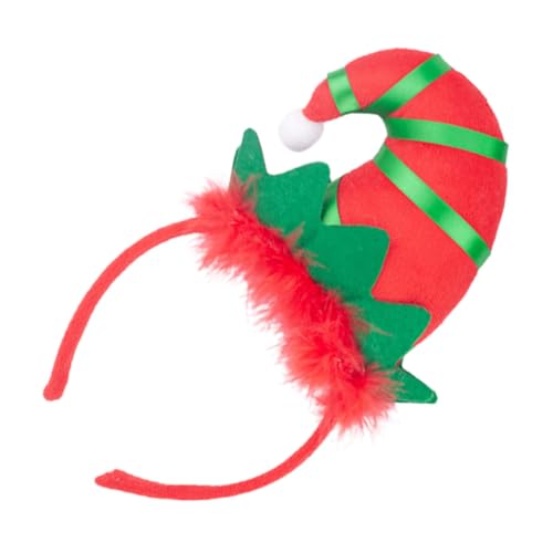 GALPADA Weihnachtliches Stirnband mit Elfenhut Festlicher Haarreif für Party Weicher Kopfschmuck mit Xmas Geeignet für Erwachsene und Dekoratives Accessoire für Weihnachtsfeiern GALPADA Weihnachtliches Stirnband mit Elfenhut Festlicher Haarreif für Party Weicher Kopfschmuck mit Xmas Geeignet für Erwachsene und Dekoratives Accessoire für Weihnachtsfeiern von GALPADA