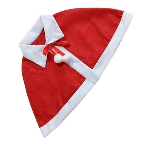 GALPADA Weihnachtscape für Junge Mädchen mit Bindeband Weiches Maskenkostüm Eleganter Plüschumhang für Fasching Halloween Festliche Party für Neugeborene und Kleinkinder GALPADA Weihnachtscape für Junge Mädchen mit Bindeband Weiches Maskenkostüm Eleganter Plüschumhang für Fasching Halloween Festliche Party für Neugeborene und Kleinkinder von GALPADA