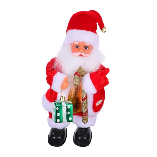 GALPADA Weihnachtsmann- Weihnachten elektrischer weihnachtsmann Weihnachtsdekoration kleine weihnachtspuppe lustige Spielsachen Dekorationsspiele Plastik von GALPADA