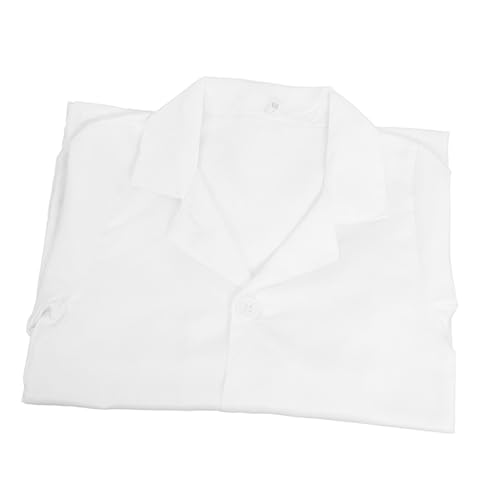 GALPADA Weißer Laborkittel aus Polyester Waschbar Atmungsaktiv Langärmlig Vielseitig für Schule Rollenspiel Halloween Wissenschaftsmesse und Kostümparty Altersgerecht für Jungen und GALPADA Weißer Laborkittel aus Polyester Waschbar Atmungsaktiv Langärmlig Vielseitig für Schule Rollenspiel Halloween Wissenschaftsmesse und Kostümparty Altersgerecht für Jungen und von GALPADA