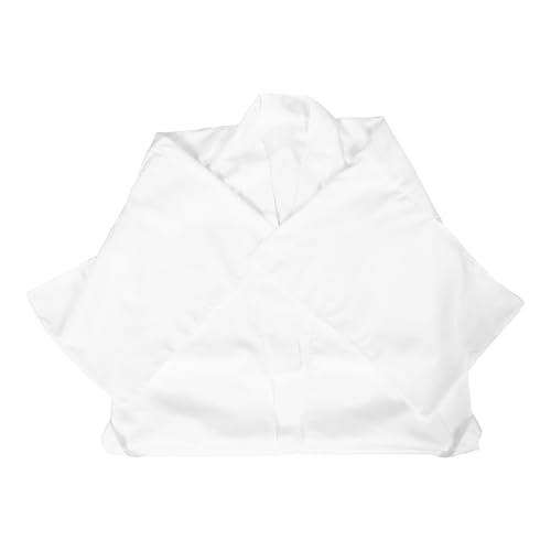 GALPADA Weißer Traditioneller Japanischer Kimono unterrock Damen Kimono Robe Langer Yukata mit Weichem Polyester Stoff Elegantes Design für Spa Fitness und Alltag von GALPADA