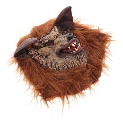 GALPADA Werwolf-maske Plüschtiermaske Vintage Halloween-maske Tierische Partymaske Halloween Wolfskopfmaske Werwolf Kostüm Werwolfkostüm Für Herren Pelzige Maske Coffee Vinyl GALPADA Werwolf-maske Plüschtiermaske Vintage Halloween-maske Tierische Partymaske Halloween Wolfskopfmaske Werwolf Kostüm Werwolfkostüm Für Herren Pelzige Maske Coffee Vinyl von GALPADA
