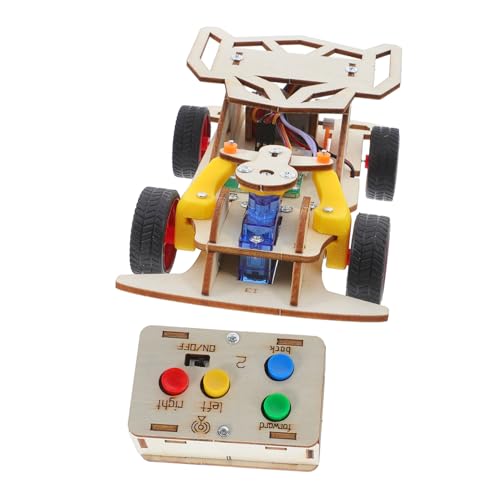 GALPADA Wissenschaftsbausätze Für Kinder – Holz-3d-puzzle-bausatz „stem Race Car“ – Ferngesteuertes Wissenschaftsspielzeug Für Jungen Und Mädchen von GALPADA