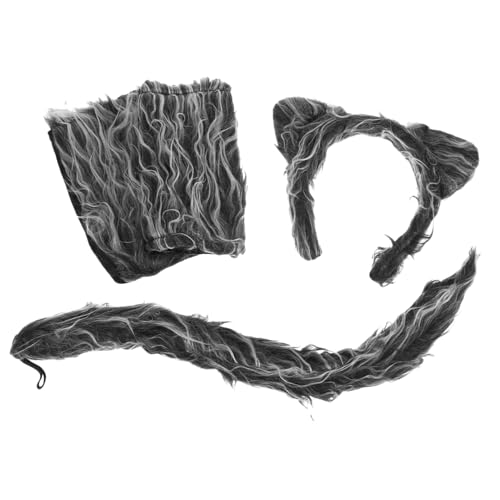 GALPADA Wolf Cosplay Kostüm Teilig mit Haarreif Handschuhen und Kuscheliges Tierkostüm Zubehör für Halloween Themenparty Rollenspiel und Fasching GALPADA Wolf Cosplay Kostüm Teilig mit Haarreif Handschuhen und Kuscheliges Tierkostüm Zubehör für Halloween Themenparty Rollenspiel und Fasching von GALPADA
