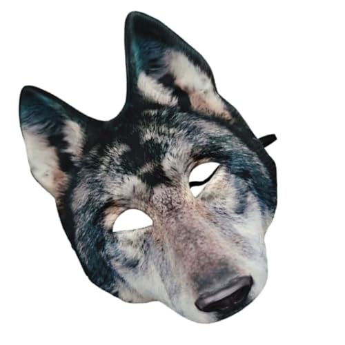 GALPADA Wolfsmaske halloween realistische gruselige werwolf Werwolf- Kostüm Fuchs Halbmasken Regenmaske Fuchsmaske Halloween-Tiermaske Eva Grey GALPADA Wolfsmaske halloween realistische gruselige werwolf Werwolf- Kostüm Fuchs Halbmasken Regenmaske Fuchsmaske Halloween-Tiermaske Eva Grey von GALPADA