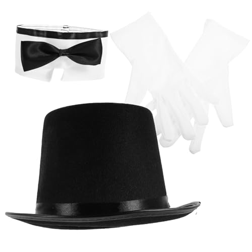 GALPADA Zauberer Kostüm mit Weißem Magierhut Leichtes Cosplay Outfit für Jungen und Mädchen Atmungsaktives Bequemes Stoffmaterial für Karneval Bühne und Verkleidungsspiel GALPADA Zauberer Kostüm mit Weißem Magierhut Leichtes Cosplay Outfit für Jungen und Mädchen Atmungsaktives Bequemes Stoffmaterial für Karneval Bühne und Verkleidungsspiel von GALPADA