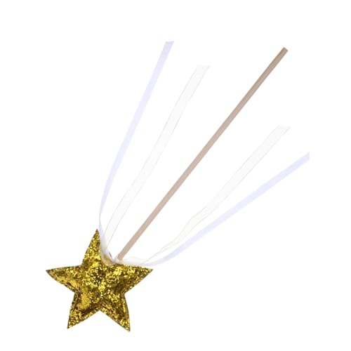 GALPADA Zauberstab Requisiten Zauberstäbe Sternenfee-Sticks Party Feenkostüme Für Tragbare Feenstäbe Hexenstab Bühnenperformance Feenstöcke Entzückender Zauberstab Golden Stoff GALPADA Zauberstab Requisiten Zauberstäbe Sternenfee-Sticks Party Feenkostüme Für Tragbare Feenstäbe Hexenstab Bühnenperformance Feenstöcke Entzückender Zauberstab Golden Stoff von GALPADA