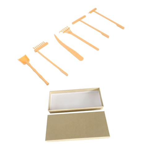 GALPADA Zen Garten Rake Set Miniatur Sand Gartengeräte Kit für Desktop Zen Garten Dekoration für Meditationsentspannung und Feine Detailarbeit GALPADA Zen Garten Rake Set Miniatur Sand Gartengeräte Kit für Desktop Zen Garten Dekoration für Meditationsentspannung und Feine Detailarbeit von GALPADA