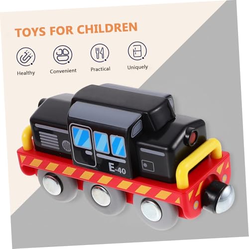 GALPADA Zug aus Stabilem Kunststoff Realistisches Modell mit LKW anhänger und Farbigem Frachtwagen Sicheres für Jungen und Mädchen Kompatibel mit Thomas Schienen Langlebig und Kindgerecht von GALPADA